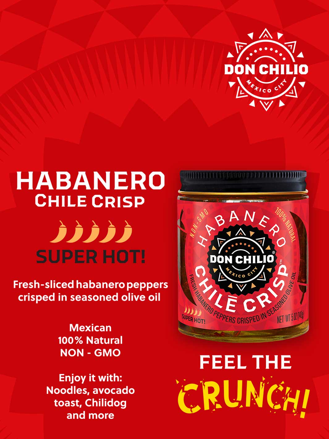 Habanero Chile Crisp - Habanero Chile Crisp